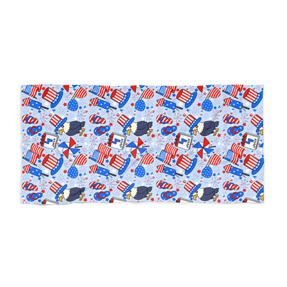 Patriotic Beach Towel