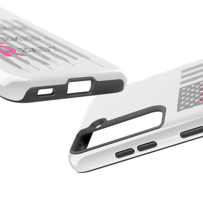 Women Armed & Ready Phone Case - Vertical Flag
