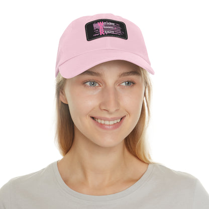 Women Armed & Ready Pink Flag With Leather Patch