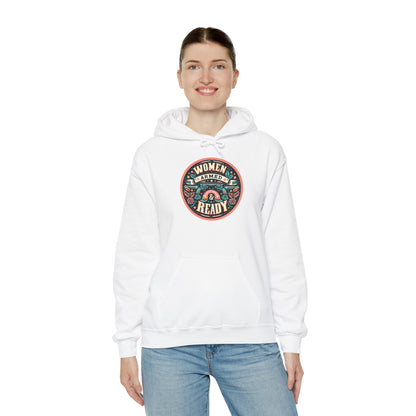 Women Armed & Ready Digital Design Hooded Sweatshirt