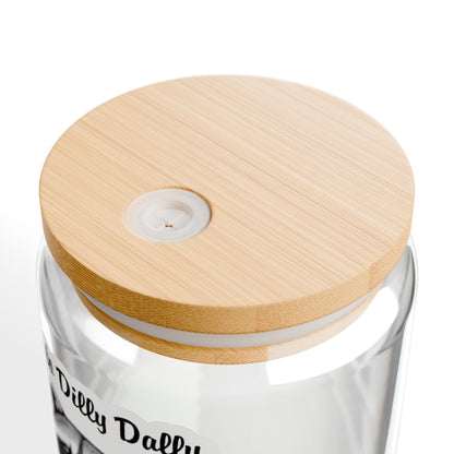 Born To Dilly Dally 16oz Sipper Glass