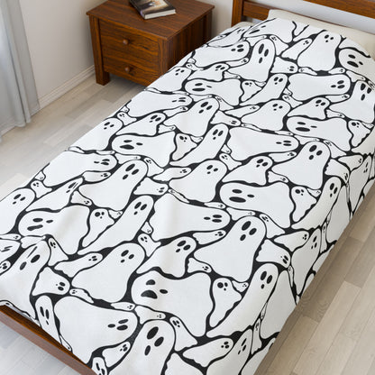 Spooky Ghost Plush Blanket