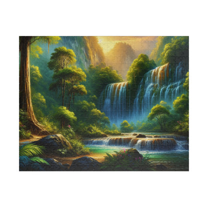 Nature Waterfall Jigsaw Puzzle - 110, 252, 520, 1014-piece