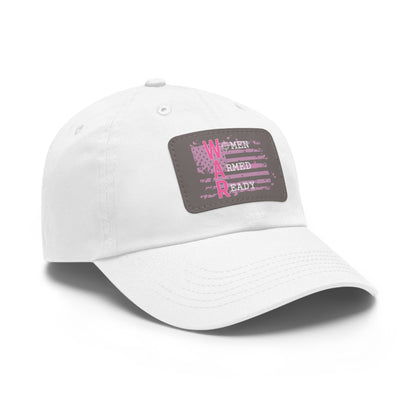 Women Armed & Ready Pink Flag With Leather Patch