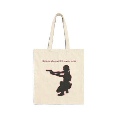 Women Armed & Ready Cotton Canvas Tote Bag
