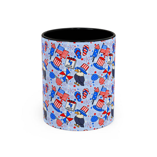 Patriotic Accent Coffee Mug