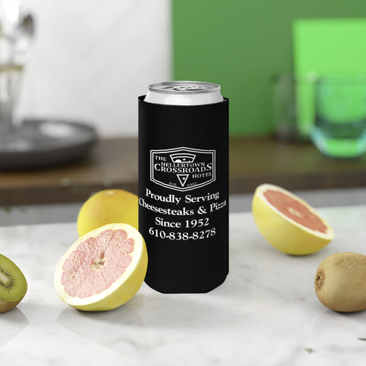 The Hellertown Crossroads Hotel - Slim Can Cooler - Coozy